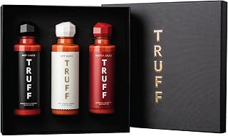 TRUFF Hot Sauce Variety Pack, Gourmet Hot Sauce Set of Original, Hotter and Limited White Edition, Unique Flavor Experiences with Truffle, 3-Bottle Bundle, 3ct 6oz bottles