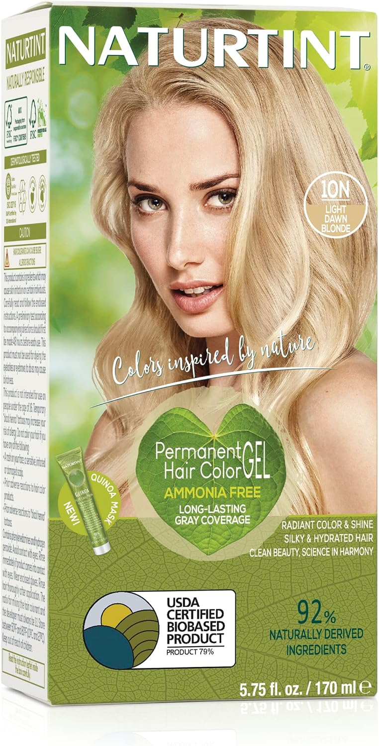 Naturtint Hair Color - Permanent - 10n - Light Dawn Blonde - 5.28 Oz