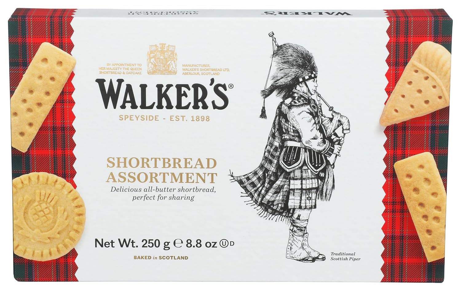 Walkers Classic Shortbread Assorted Selection - 8.8 Oz