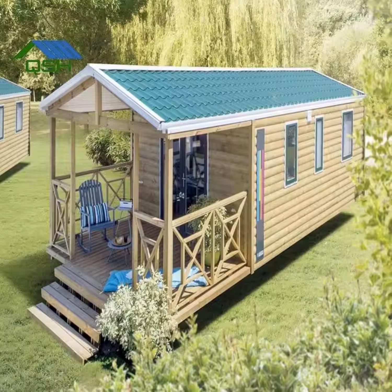 20 Ft Tiny Movable Prefab House to Live in 1 Bathroom, 1 Bedroom & 1 Kitchen- for Small Family. Bachelor Nest