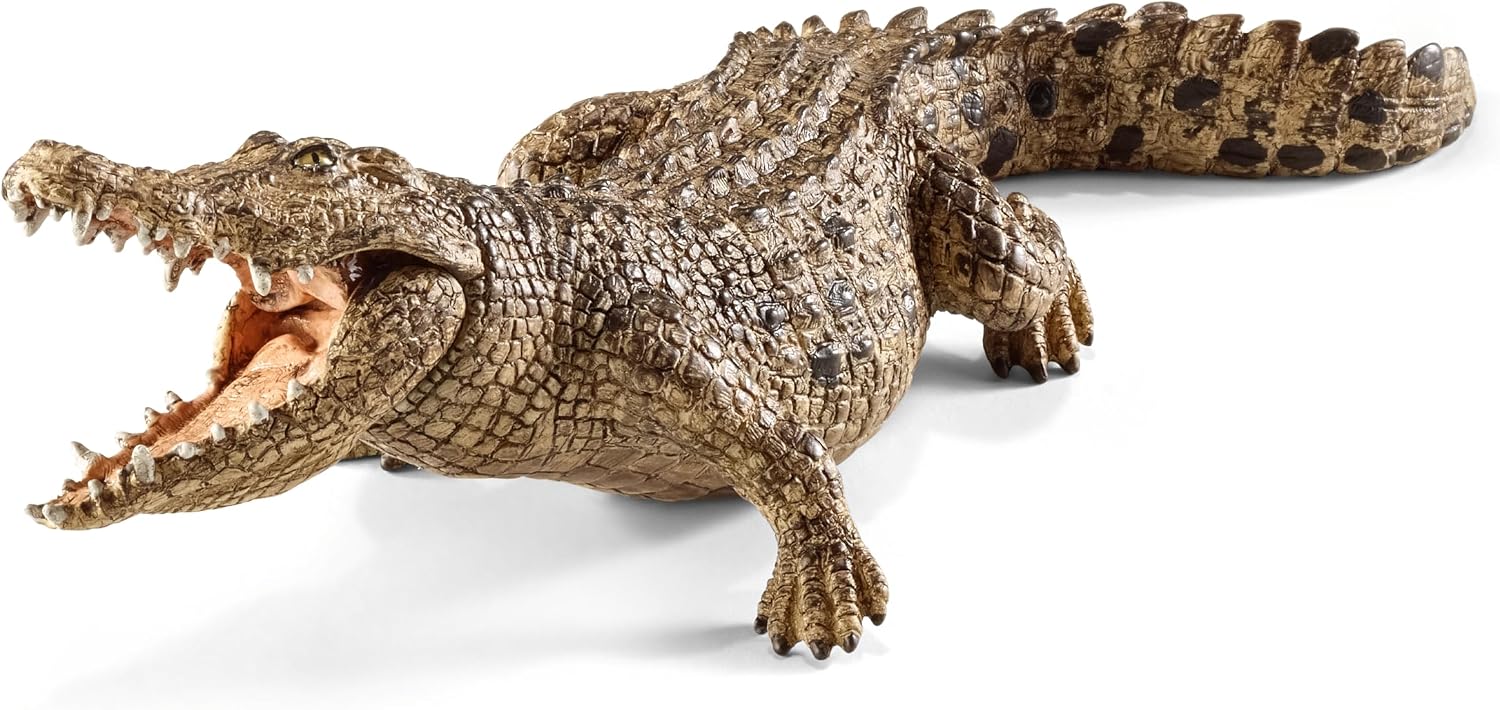 Schleich Wild Life - Crocodile Toy Figurine - Kids Ages 3+ | 14736