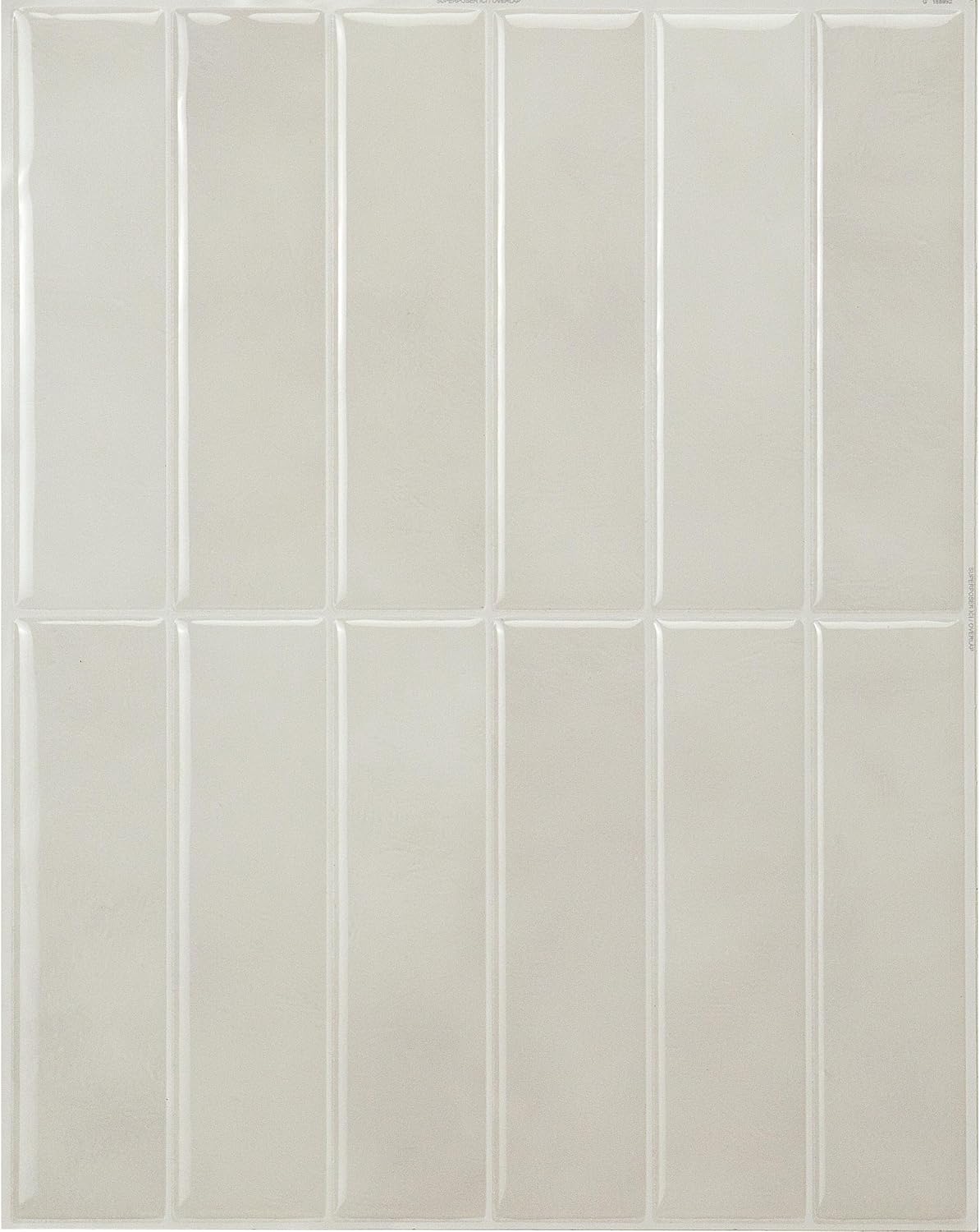 SMART TILES Peel and Stick Backsplash - 5 Sheets of 11.43" x 9" - 3D Adhesive Peel and Stick Tile Backsplash for Kitchen, Bathroom, Wall Tile