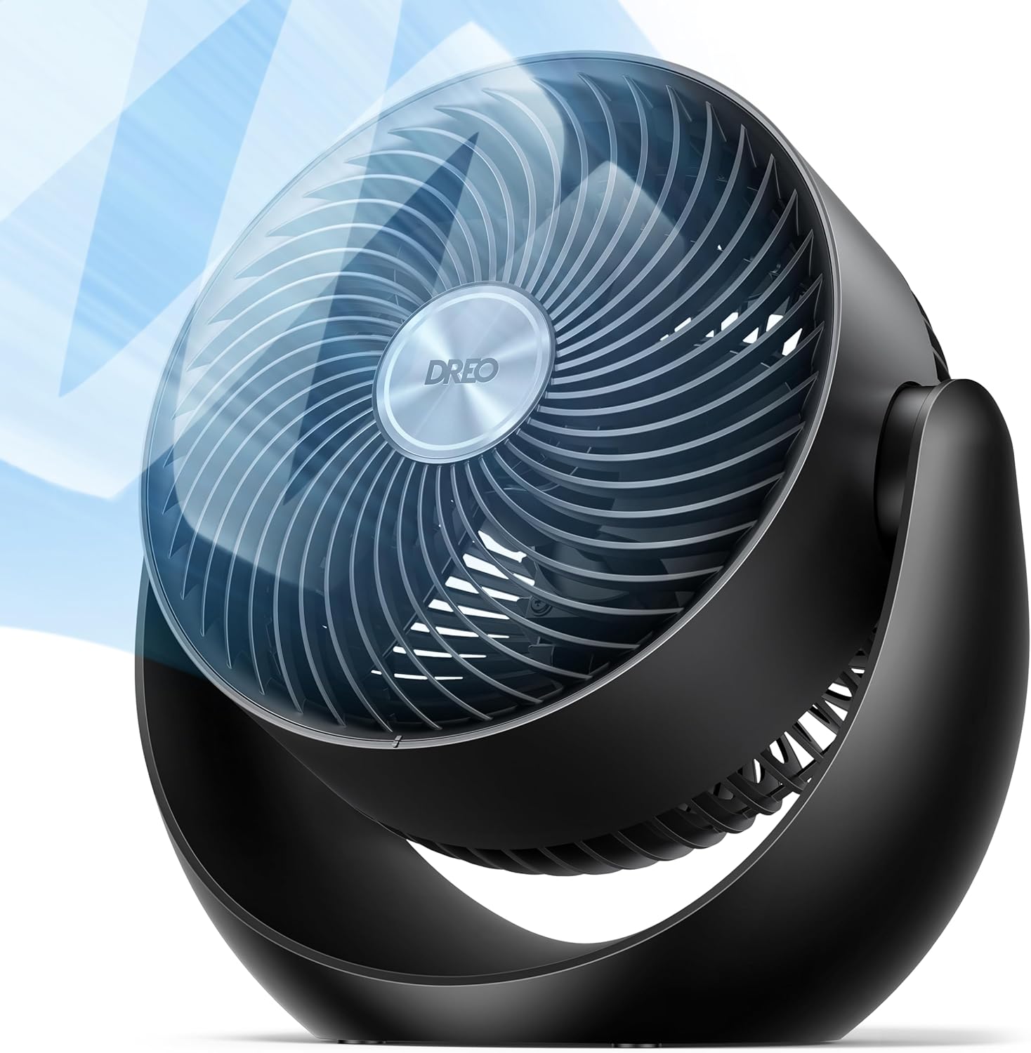 Dreo Fan for Bedroom, Table Air Circulator for Whole Room, 11 Inch, 40ft Strong Airflow, 120ยฐ adjustable tilt, 28db Low Noise, Quiet, 3 Speeds, 2025 New Desk Fan for Office, Kitchen, Home