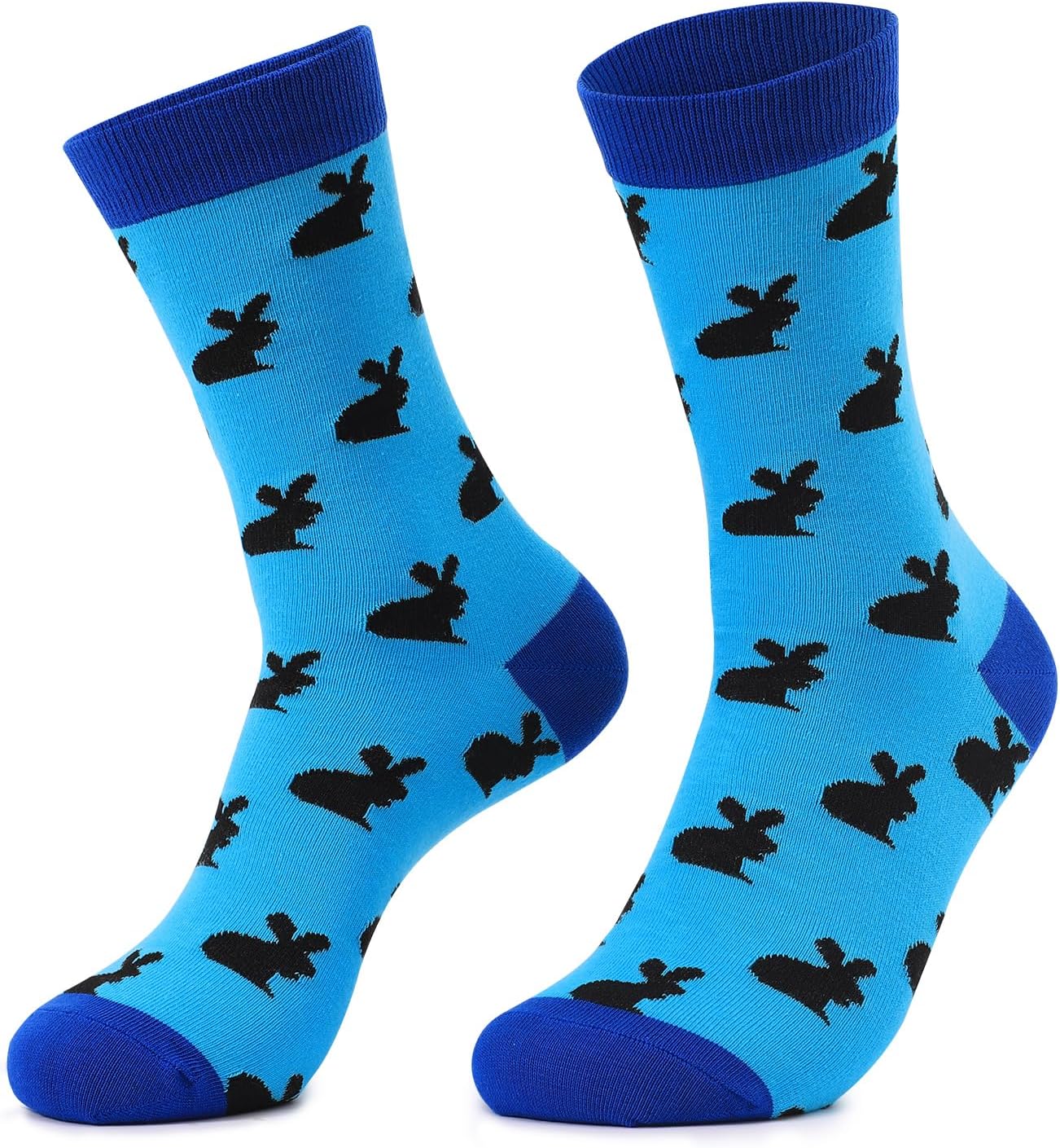 Aueyan Funny Socks for Men and Women,Mens Novelty Socks Fun Crew Socks Size 9-15