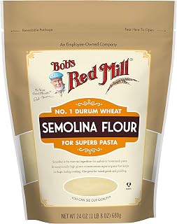 Bob's Red Mill Semolina Pasta Flour, 24 Oz (4 Pack)