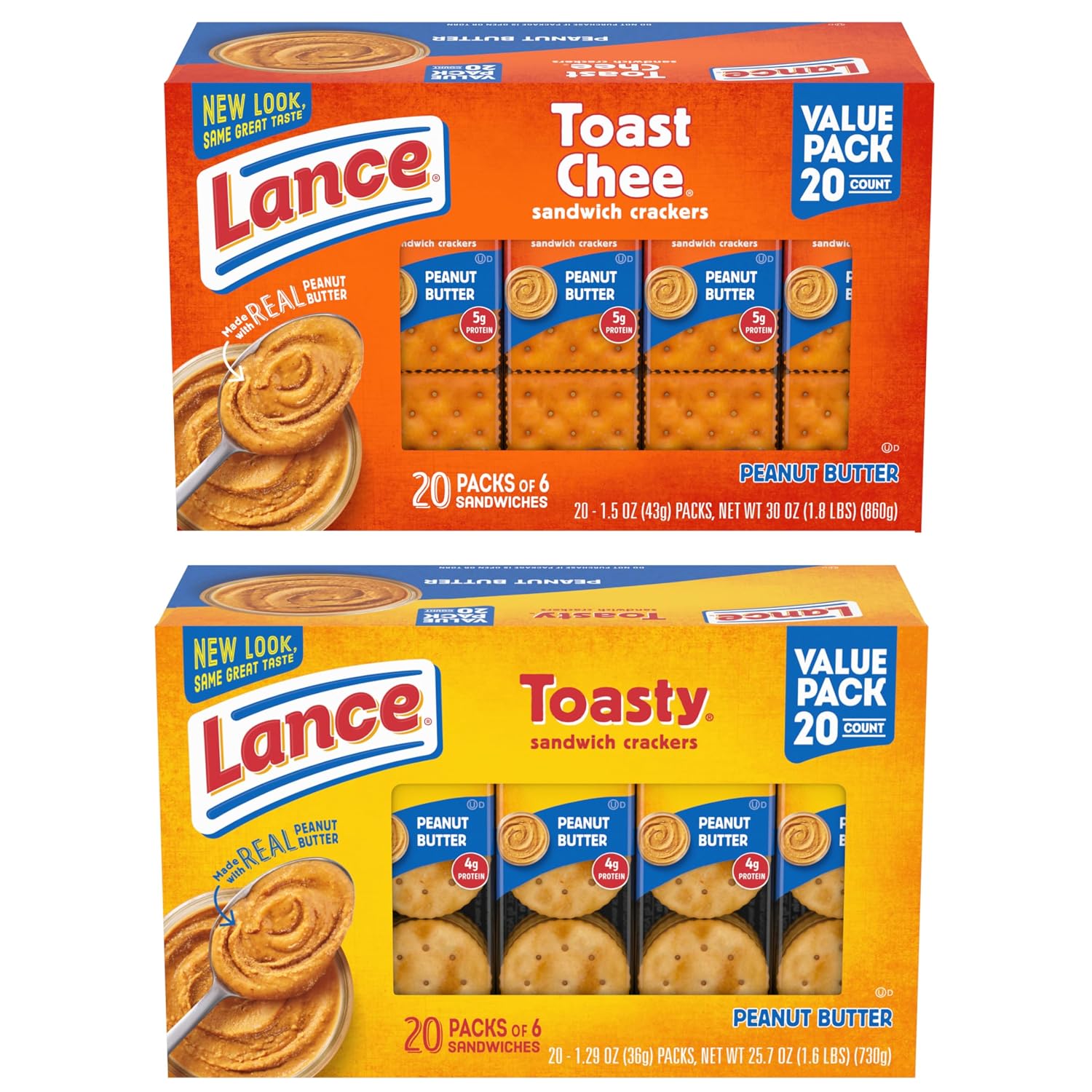 Lance Toasty & Toastchee Variety Pack - 40 pk