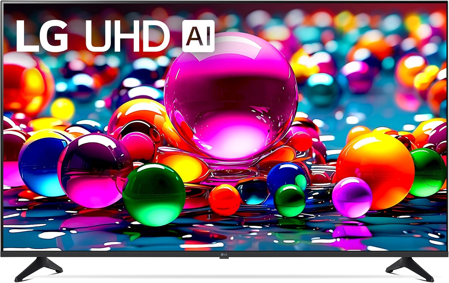 LG 55-Inch Class UHD AI 4K UA77 Series Smart TV w/AI Sound Pro, HDR10, 4K Super Upscaling, Filmmaker Mode, Wow Orchestra, Compatible with Alexa (55UA7700PUB, 2025)