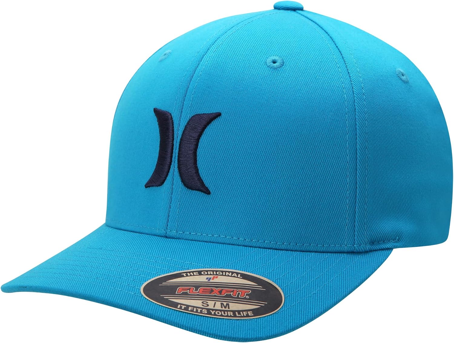 Hurley Mens Baseball Cap - Flexfit Fitted Baseball Caps for Men (Sizes: S-XL)
