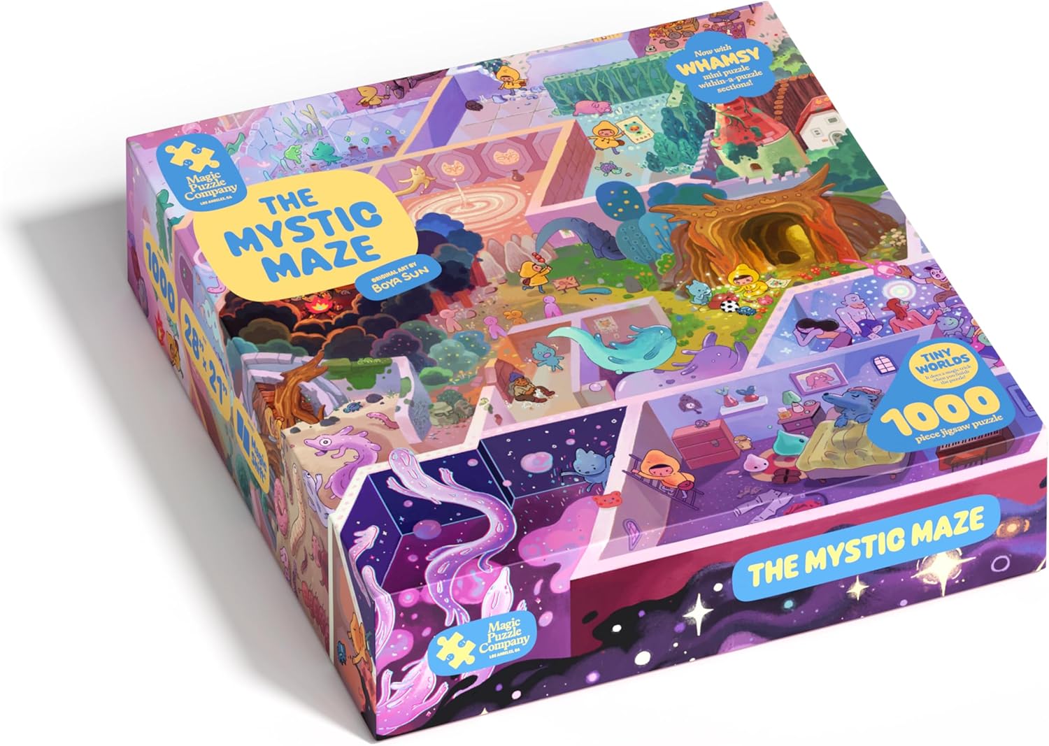 The Mystic Maze • 1000-Piece Puzzle by The Magic Puzzle Company • Series 1 | Original handmade art full of tiny details. Mind-blowing magical ending. Dozens of hidden secrets. No AI. No puzzle dust.