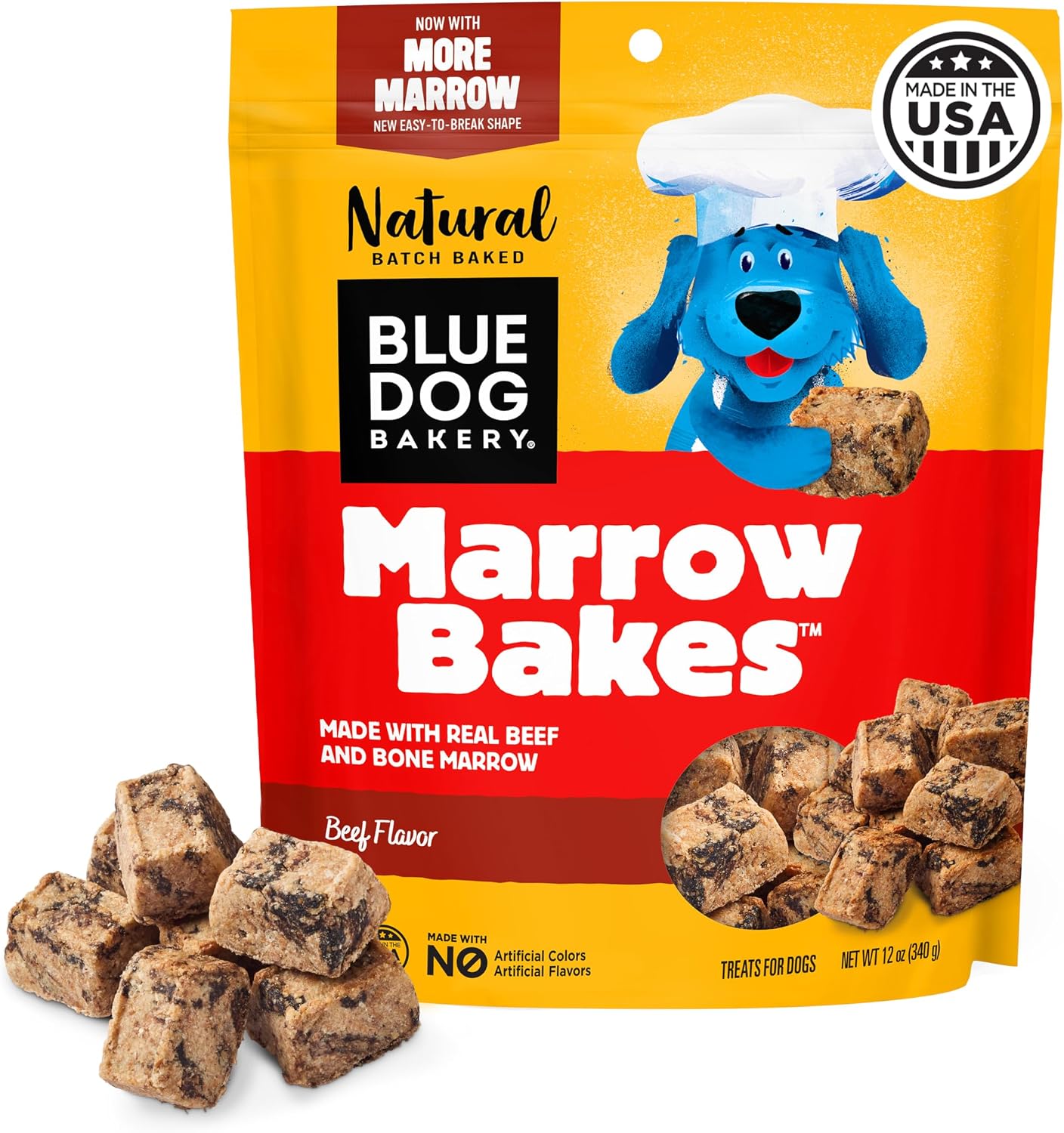 Blue Dog Marrow Bakes | Non GMO | 12oz 340g