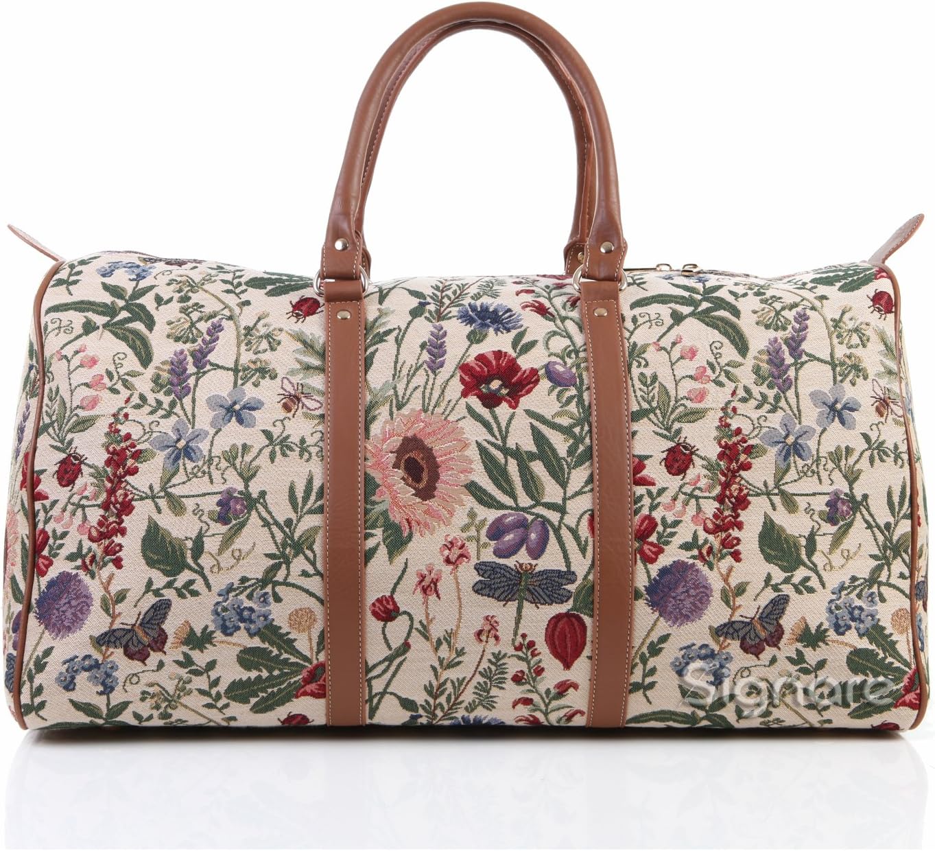 Signare Tapestry Large Travel Duffle Bag Ladies Overnight Weekender Carryon Gym Sports Duffel bags for Women