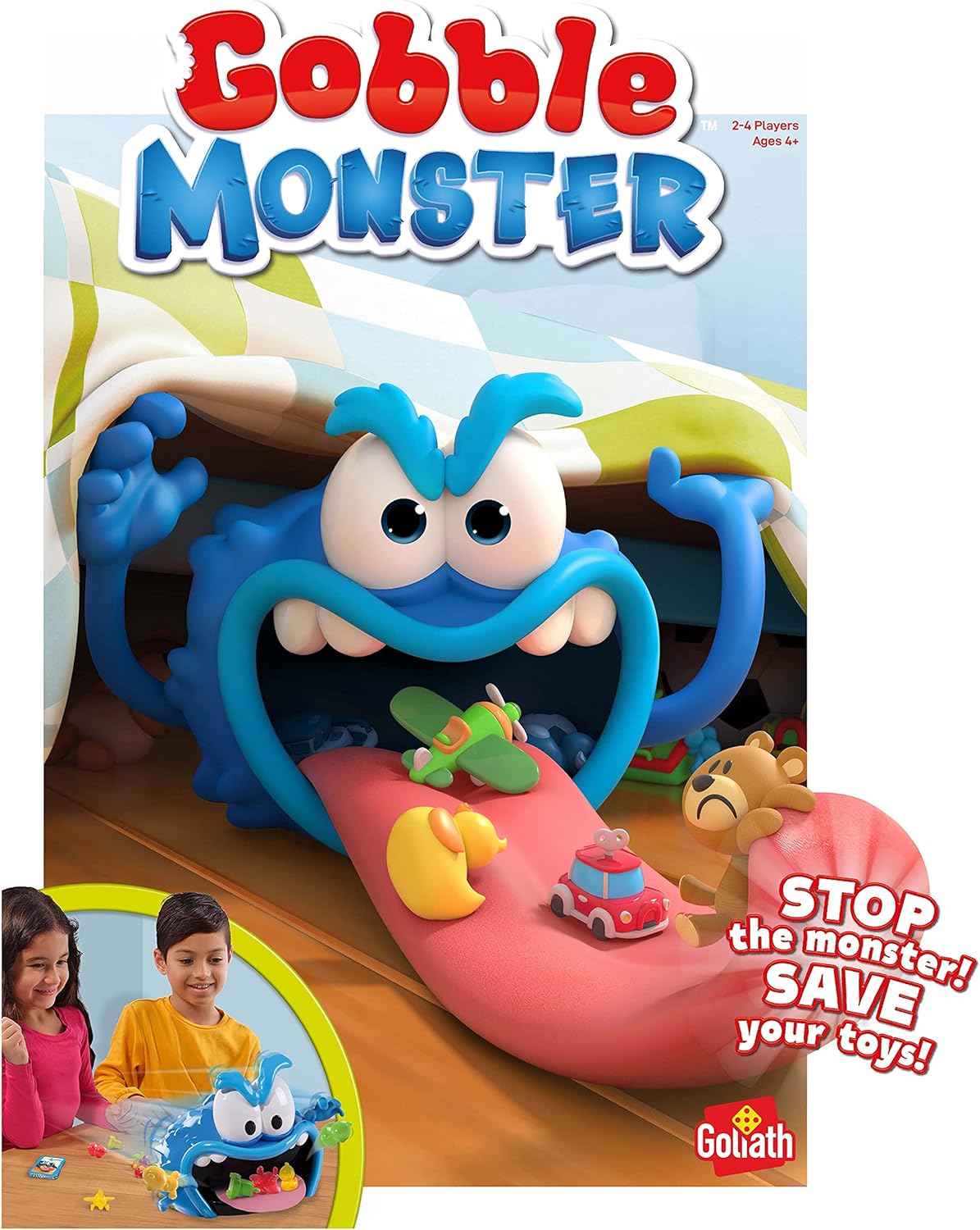 Goliath Games Gobble Monster Kids Games | For ages 4+ | For 2-4 players