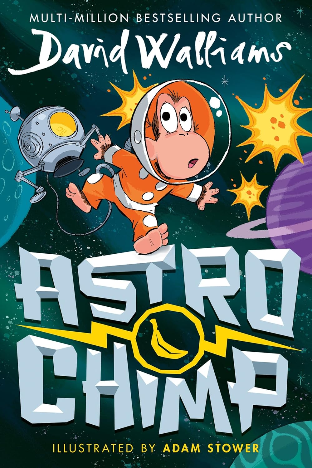 Astrochimp: New for 2024, a funny comic book space adventure for children from the bestselling author of Gangsta Granny