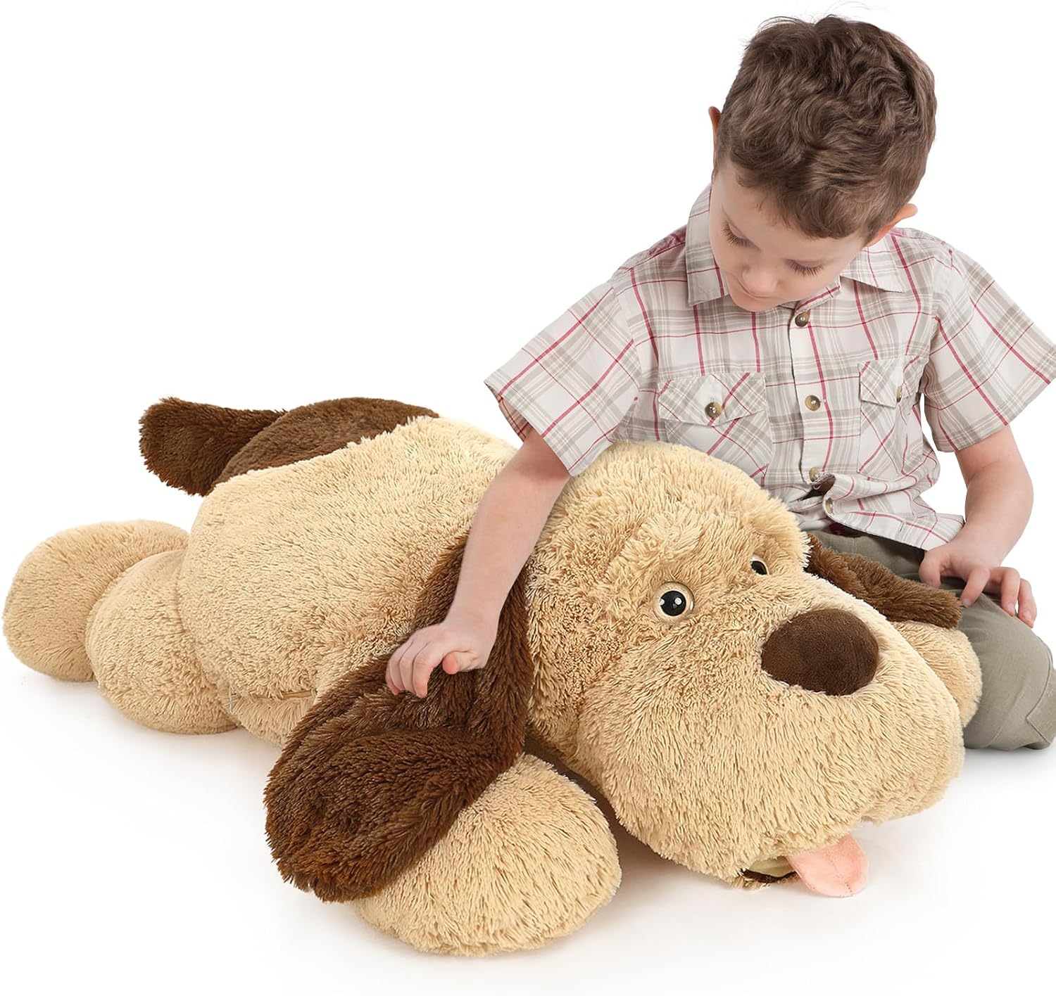 MorisMos Giant Dog Stuffed Animal, 40 Inch Large Stuffed Dog Plush