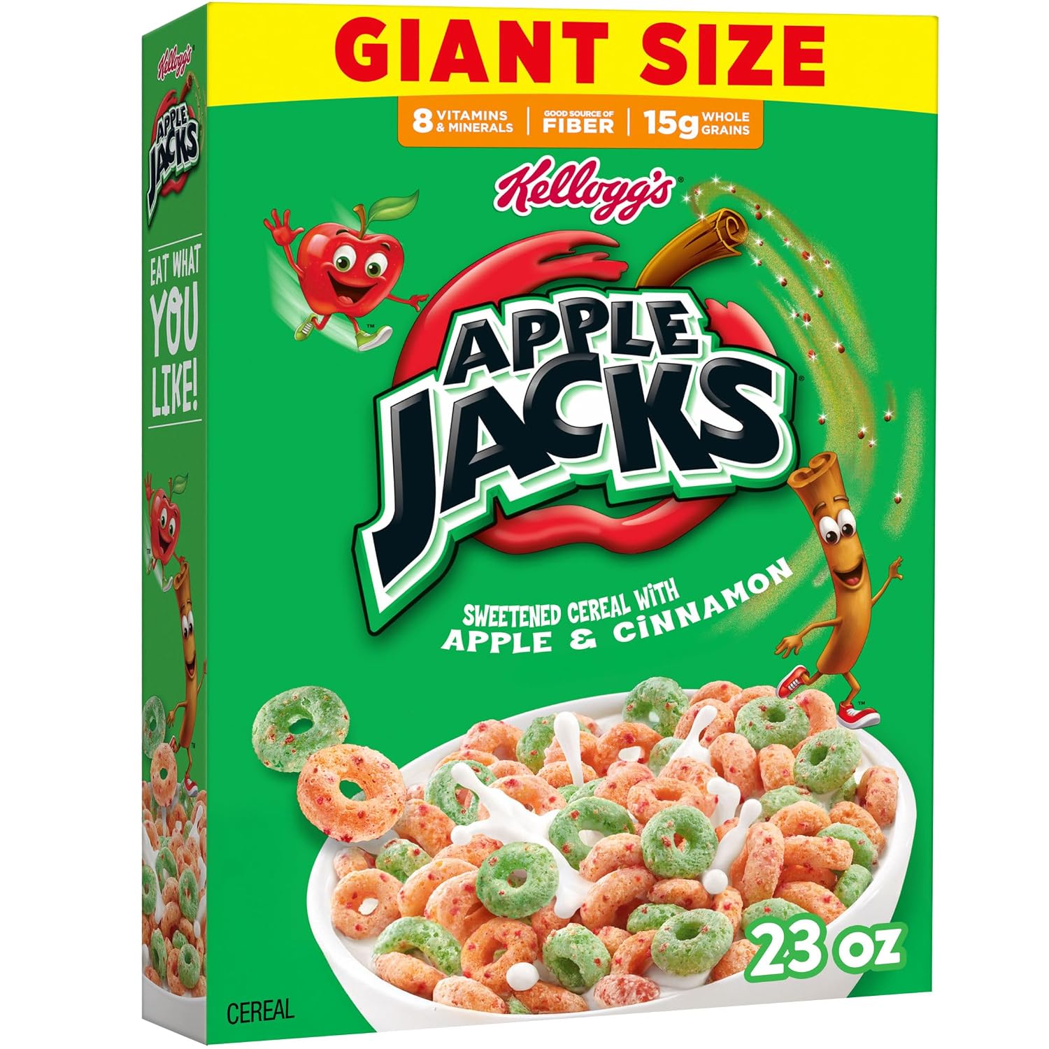 Kellogg's Apple Jacks Original Giant Size Breakfast Cereal 23 oz