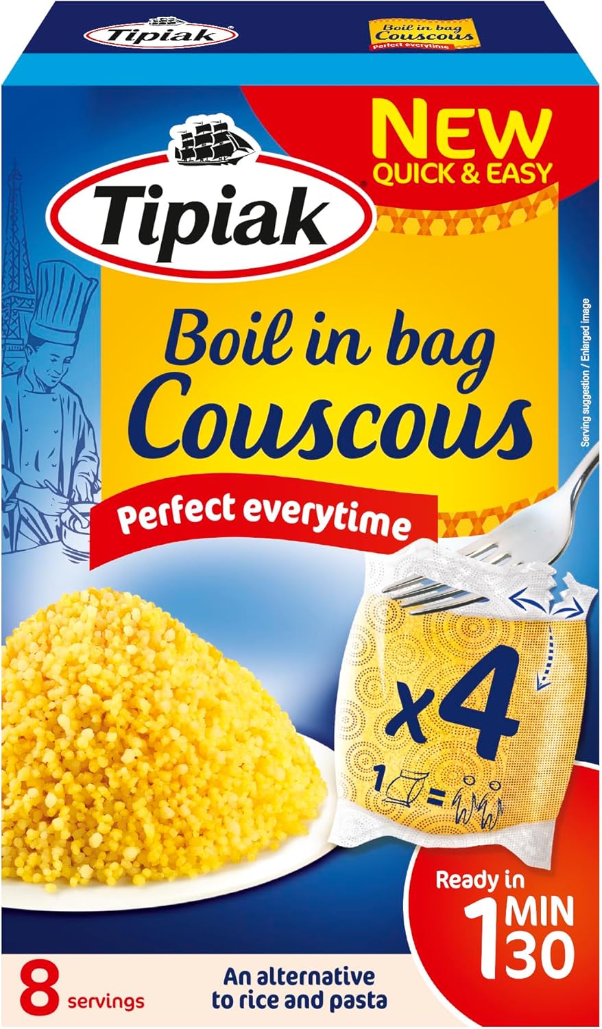 Tipiak Boil In Bag Cous Cous 4 x100g
