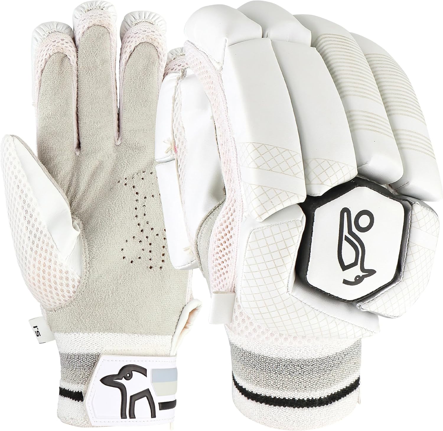 Kookaburra Ghost 5.1 Batting Gloves - Extra Small Junior Right Hand, White