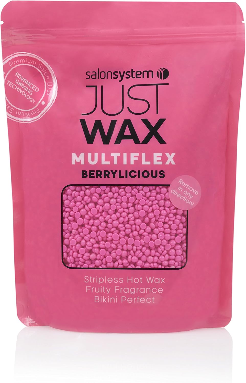 Salon System Just Wax Berrylicious Multiflex Stripless Hot Wax Beads 700g