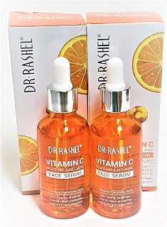 Vitamin C Face Serum | Hyaluronic Acid , Firming and Anti Aging ( Pack of 2 ) + 1 Pair of Collagen Crystal Eye Mask