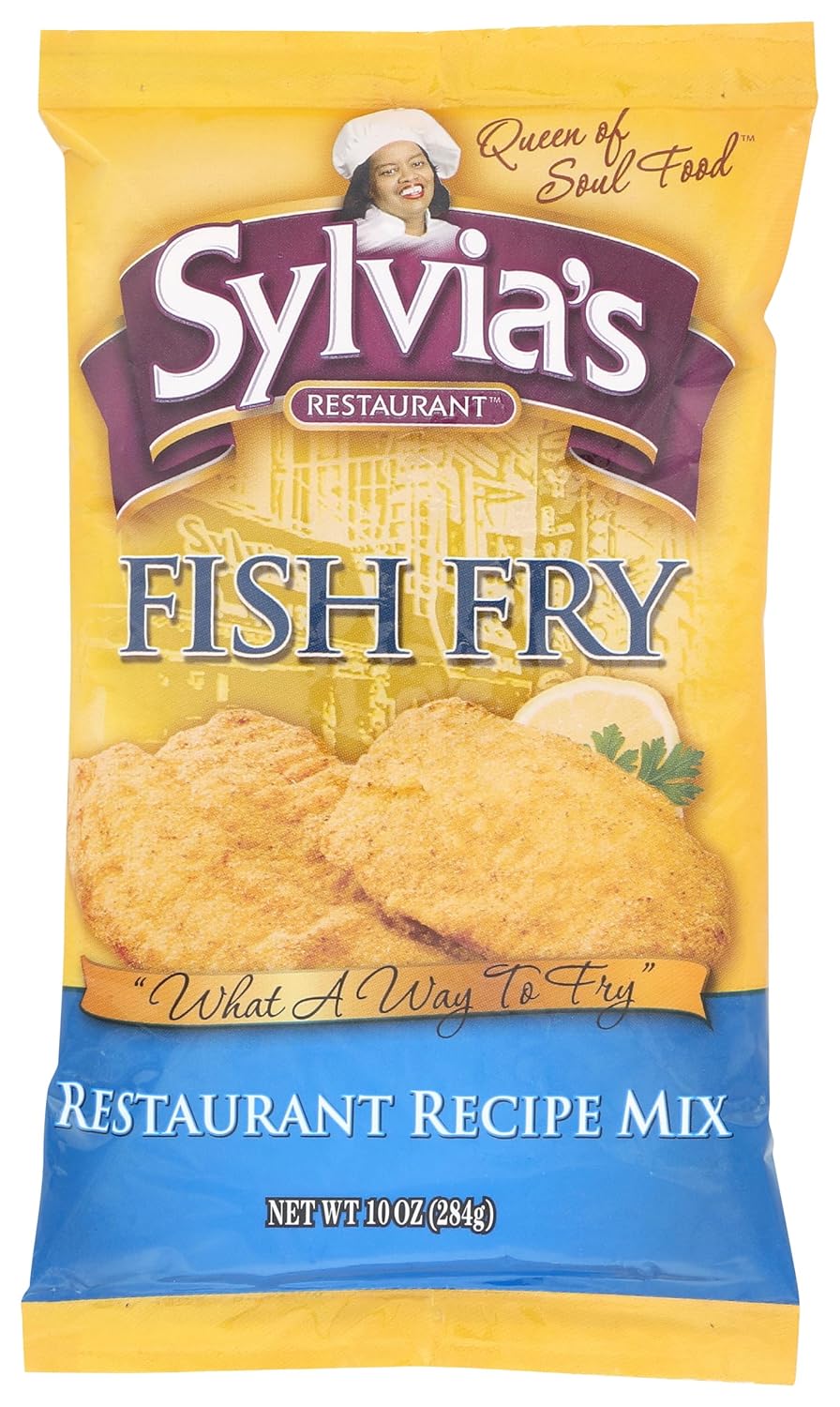 Sylvia's Restaurant Fish Fry Restaurant Recipe Mix, 10 Ounce (Pack of 9)
