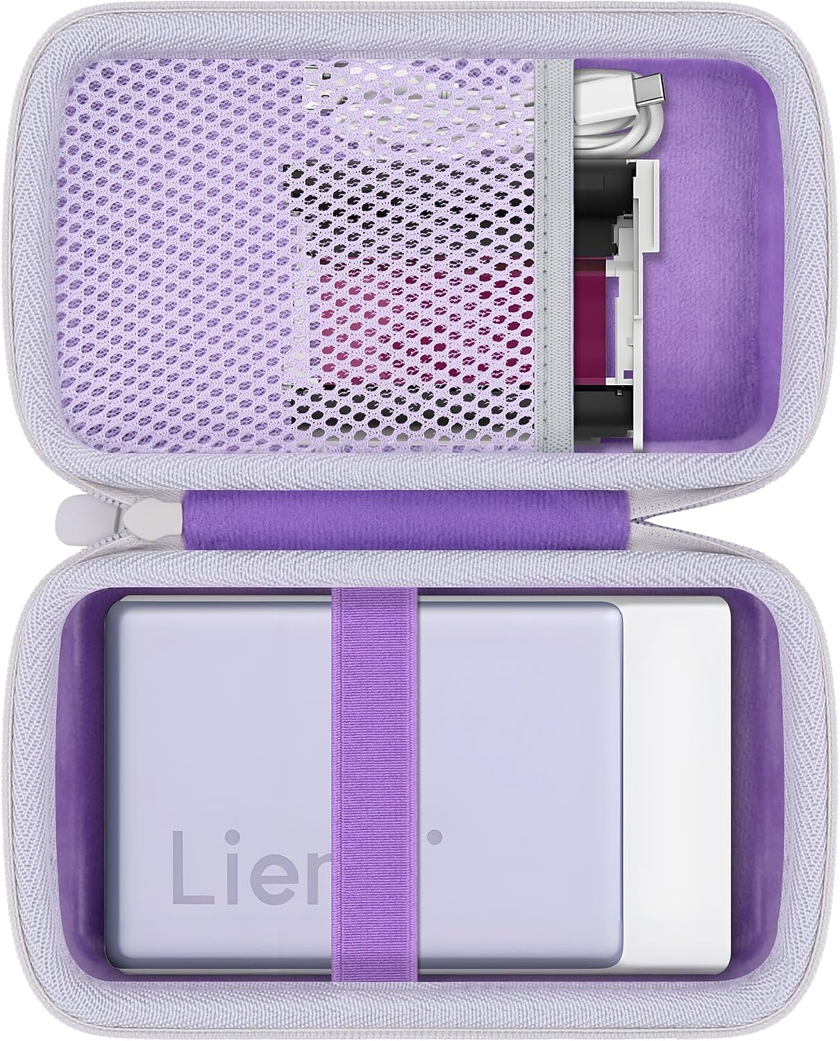 khanka Case for Liene Pearl N200 Pro Portable Photo Printer,Purple