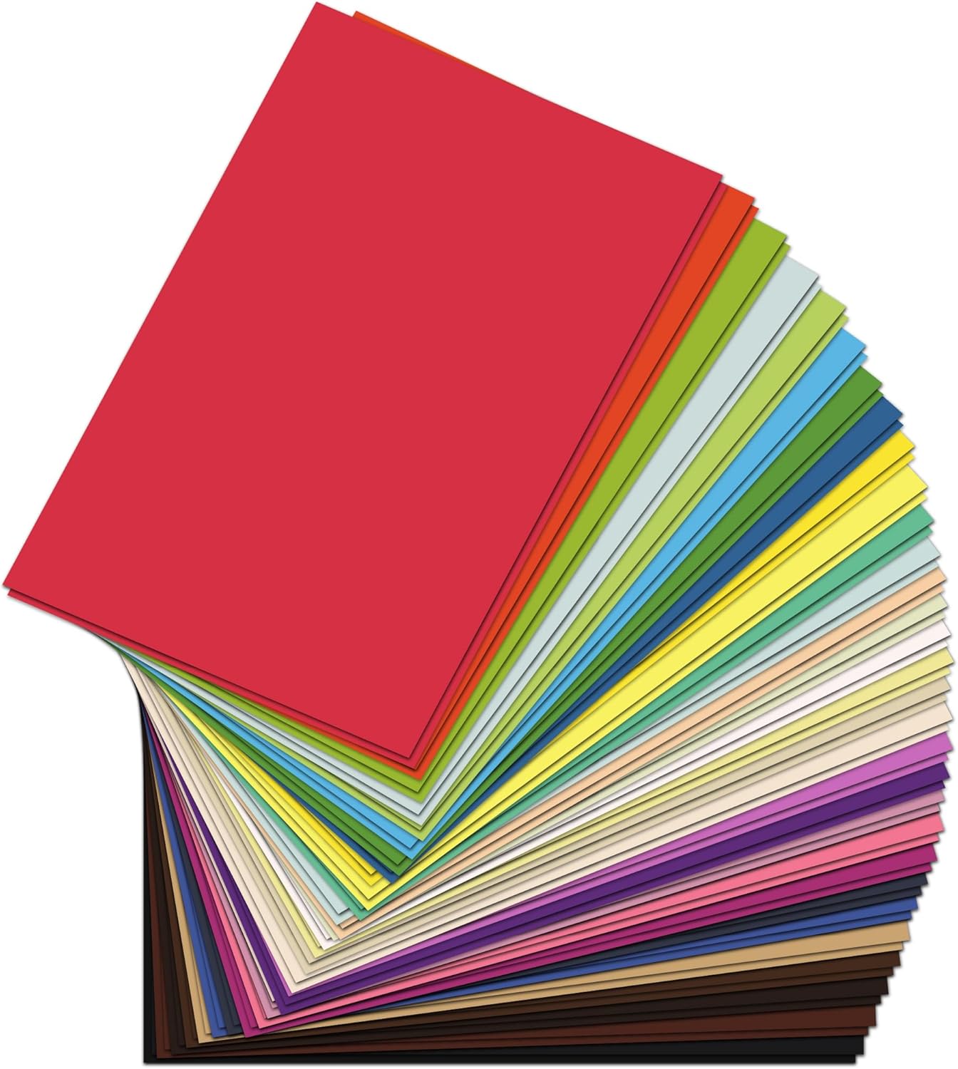 Taiyeestar 60 Sheets Coloured Card A4, Coloured Paper A4 pack assorted With 30 Vivid Colours, Construction paper 150gsm, Perfect for adding more fun to crafting and decorating, sketching and decoupage