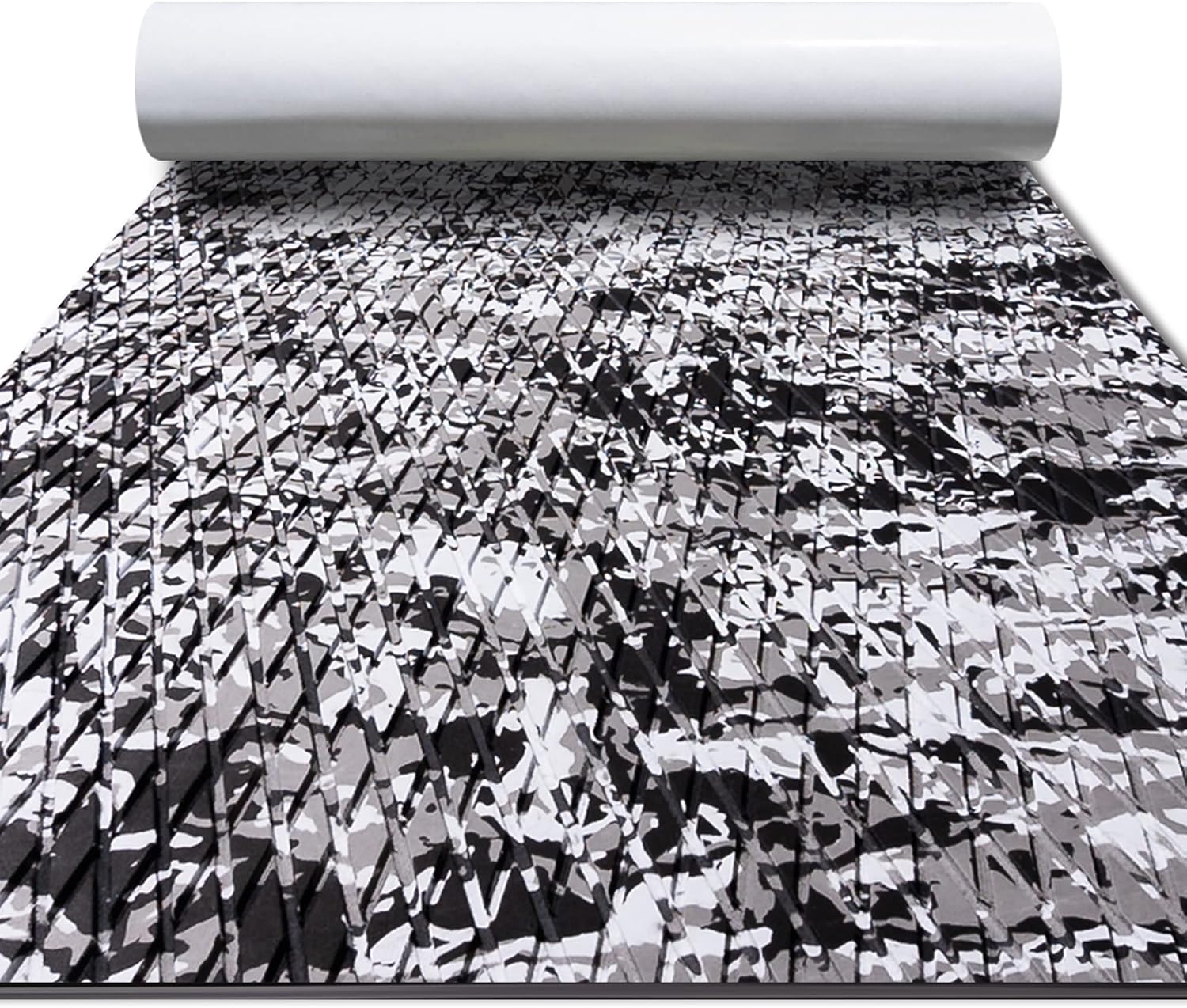FOCEAN Boat Flooring EVA Foam Boat Decking Camo Marine Flooring Self-Adhesive Boat Mat Boat Carpet for Motorboat RV Yacht Kayak Surfboard 94.5" x 47.2"/23.6"/15.7"