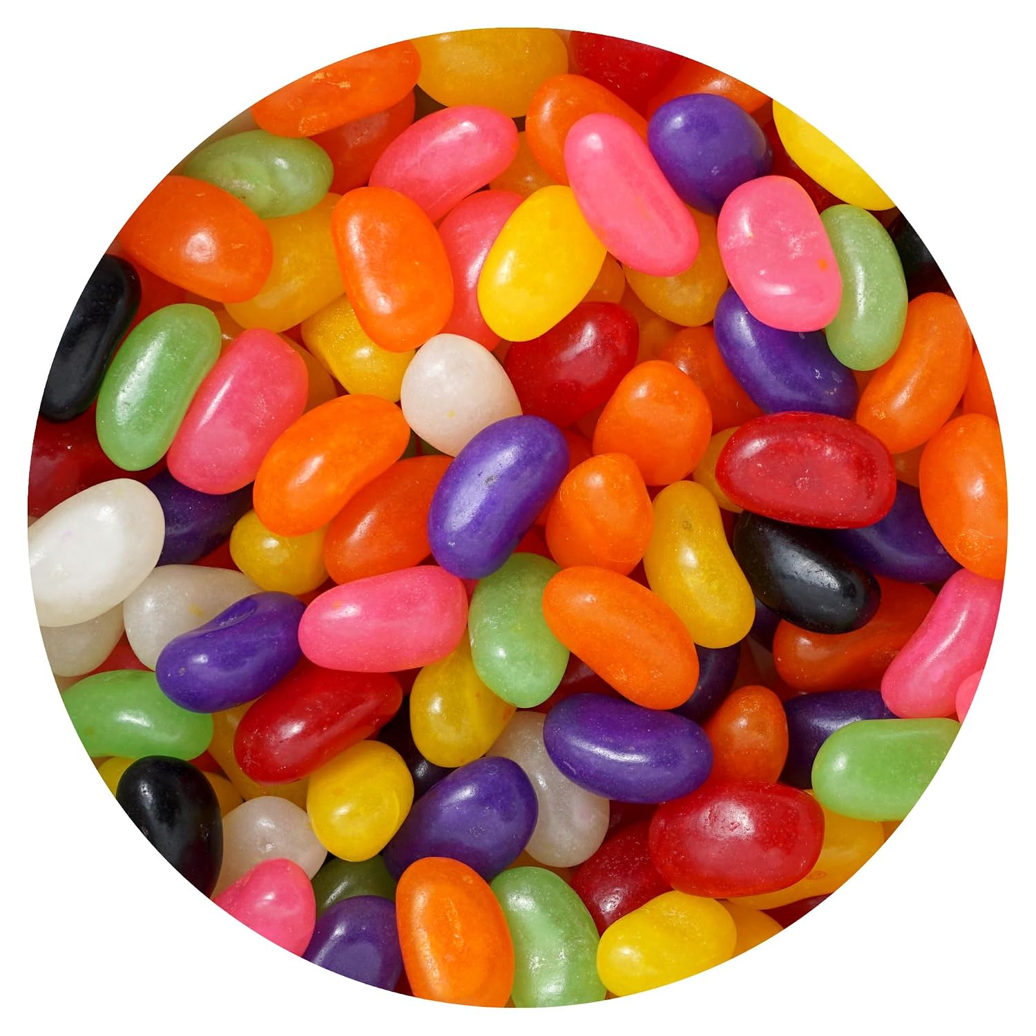 Traditional Jelly Beans Assorted Flavors, 3 Pound Bulk Bag, Assorted Fruit Flavors, The Hampton Popcorn & Candy Company