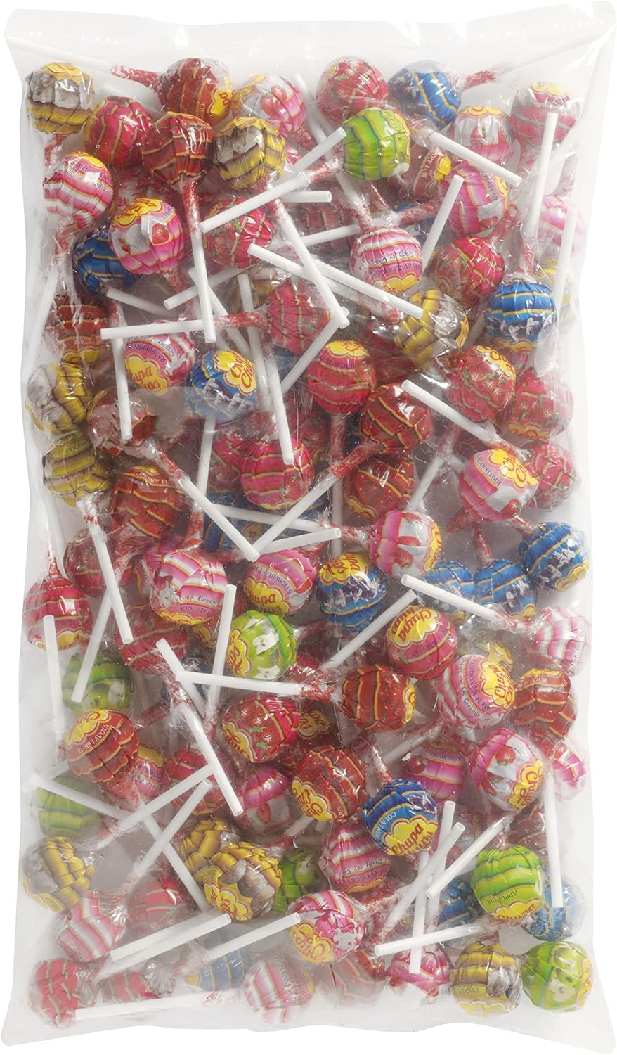 Chupa Chups The Best of x100 Lollipops. Assorted, Sent At Random.