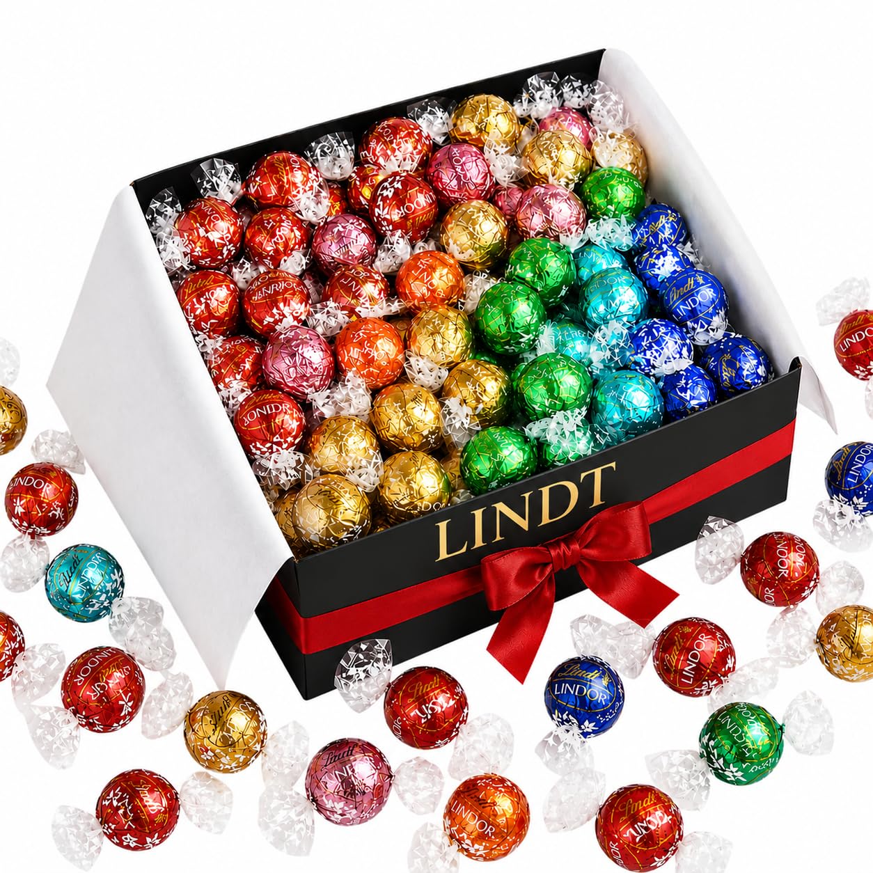 Assorted Chocolate Truffles, 60 Count, 5-8 Flavors (Flavors May Vary) – Milk & Dark Chocolate Candy, Gourmet Fine Chocolate, Gift Box, Basket Filler, Gift Arrangement Essential