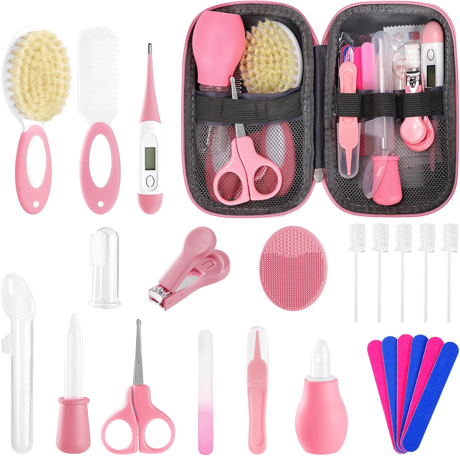 Baby Healthcare and Grooming Kit for Newborn Kids, 36PCS Upgraded Safety Baby Care Kit, Newborn Nursery Health Care Set, Baby Care Products