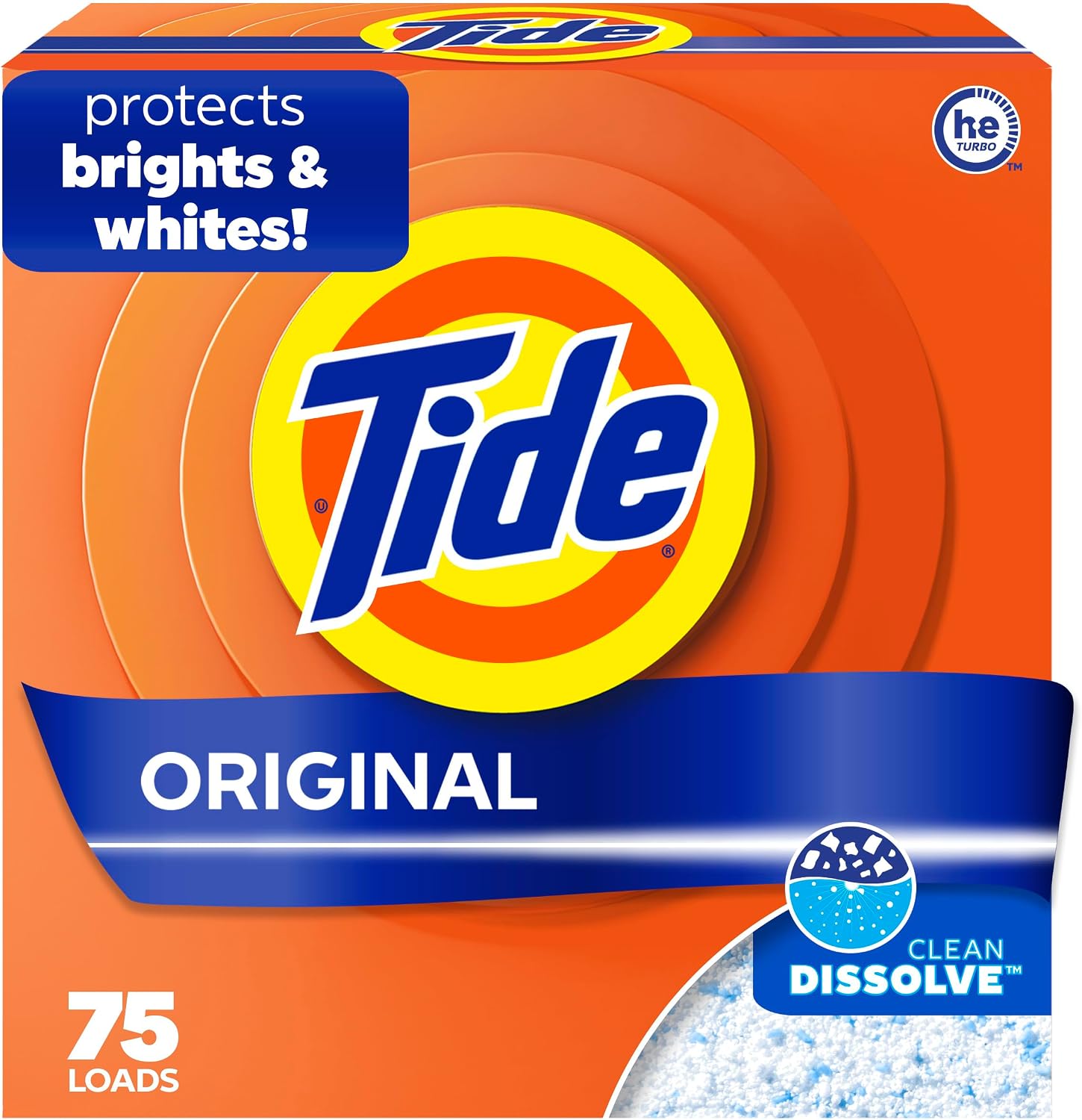 Tide Powder Laundry Detergent, Original Scent, 75 Loads, 85 oz