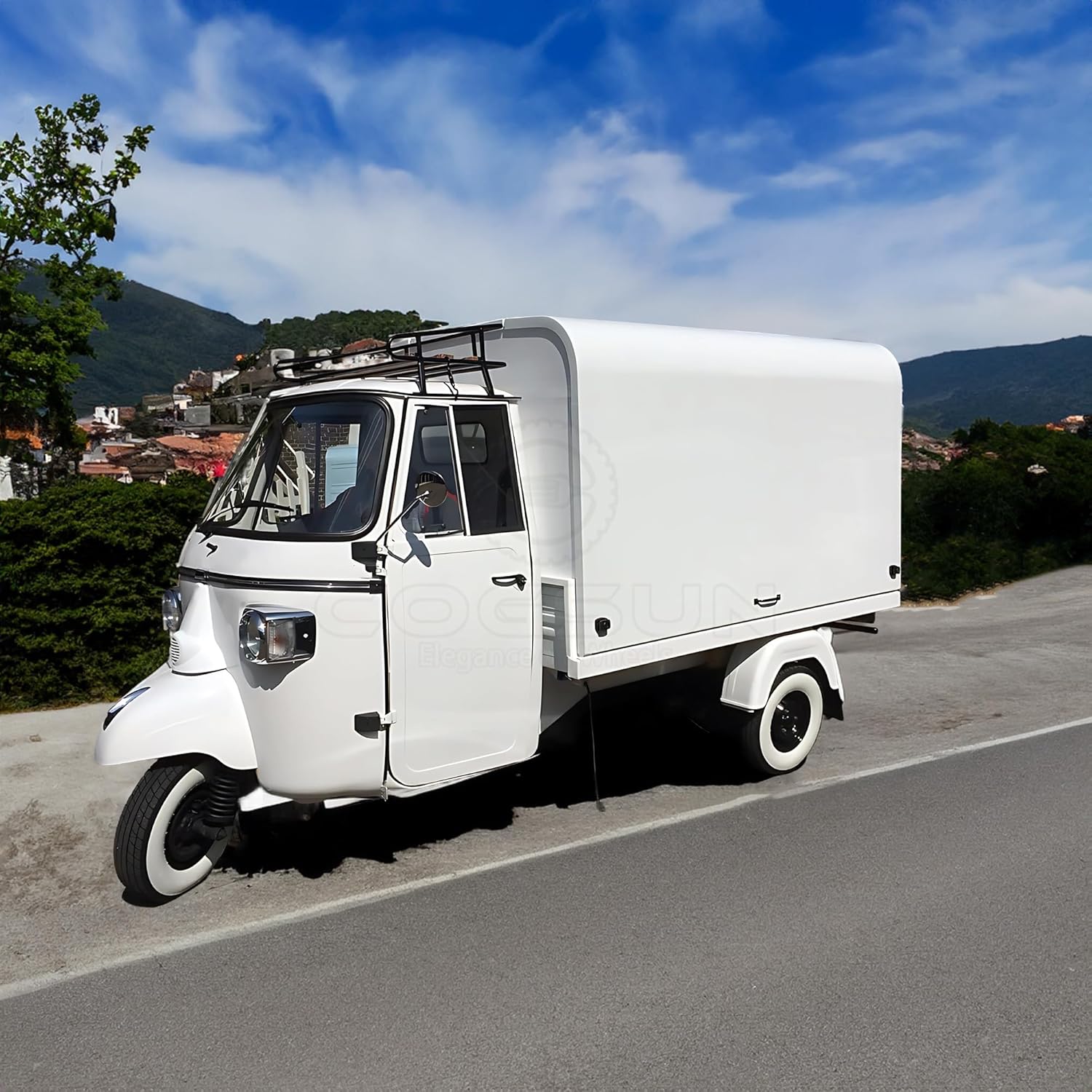 Custom APE Food Trailer Mobile Street Food Truck Trailer for Sale Deposit Advance Payment Concession Trailers for Commercial Use Food Vending Cart