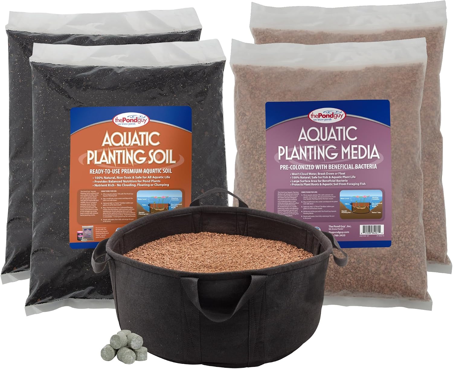 The Pond Guy Water Lily & Lotus Planting Kit, Large