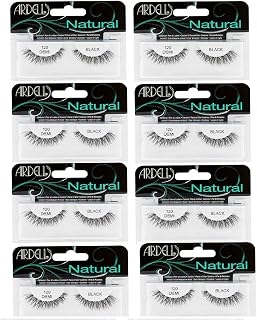 Ardell Fashion Lashes Natural Strip Lash, (Black) [120] 1 each ( Pack of 8)