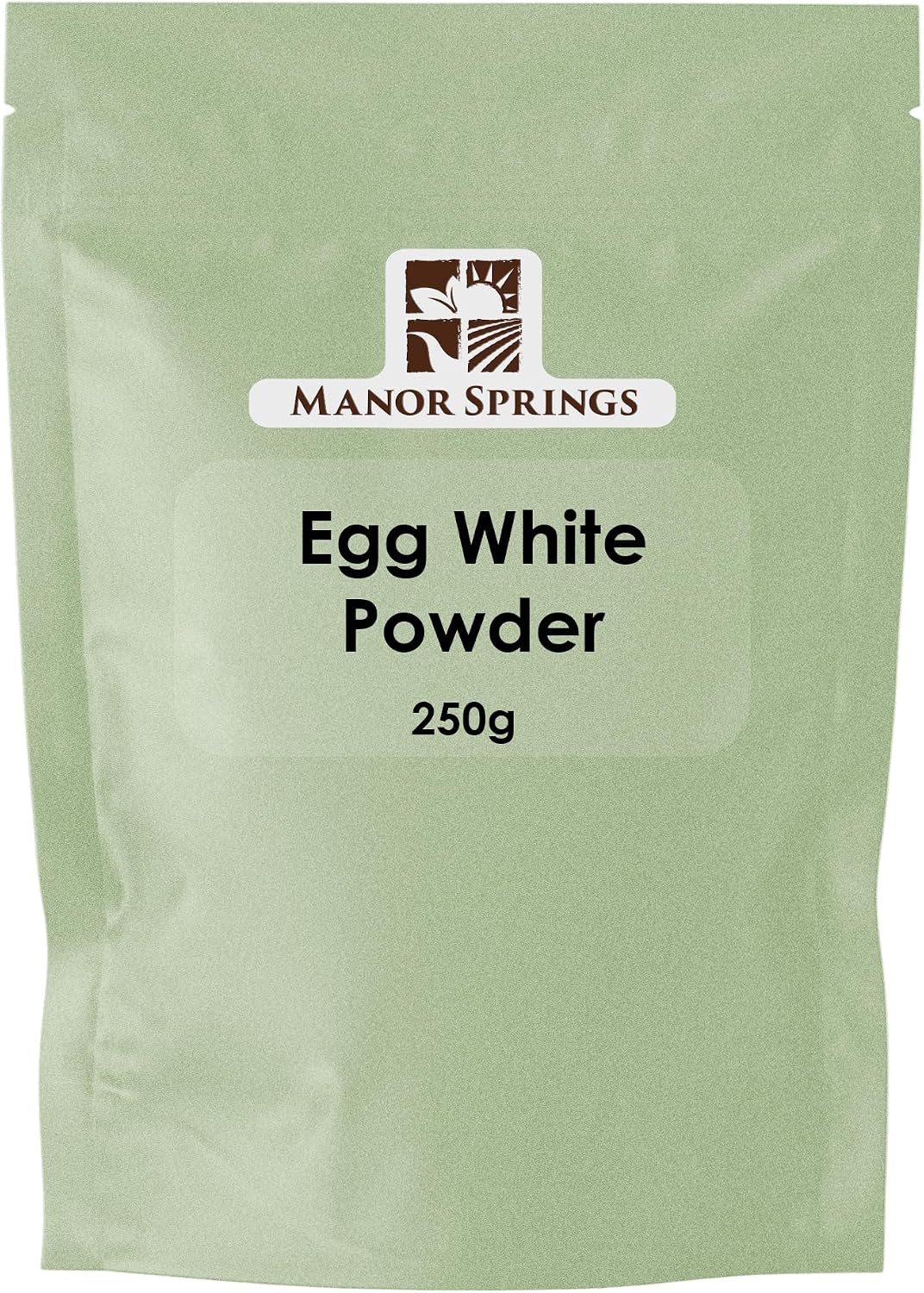 Egg White Powder 250g for Baking, Cooking, Use to Make Meringue, Royal Icing and Shakes, Protein Powder by Manor Springs