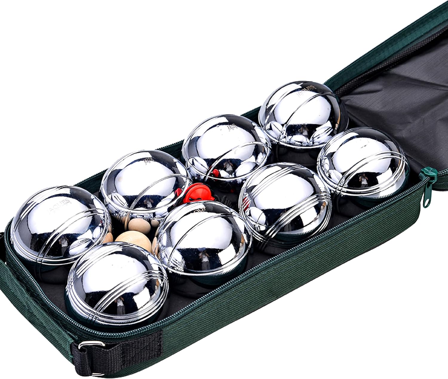 Jaques of London Luxury Boules Set | Steel Garden Petanque Set for Families | Quality Outdoor Games for Over 220 Years