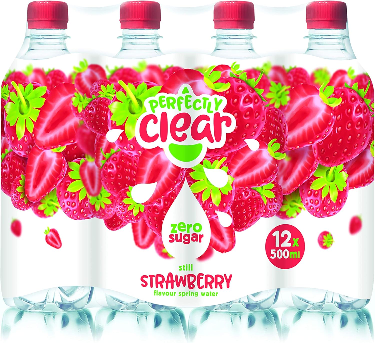 Perfectly Clear Still Strawberry Flavoured Water 500ml x 12