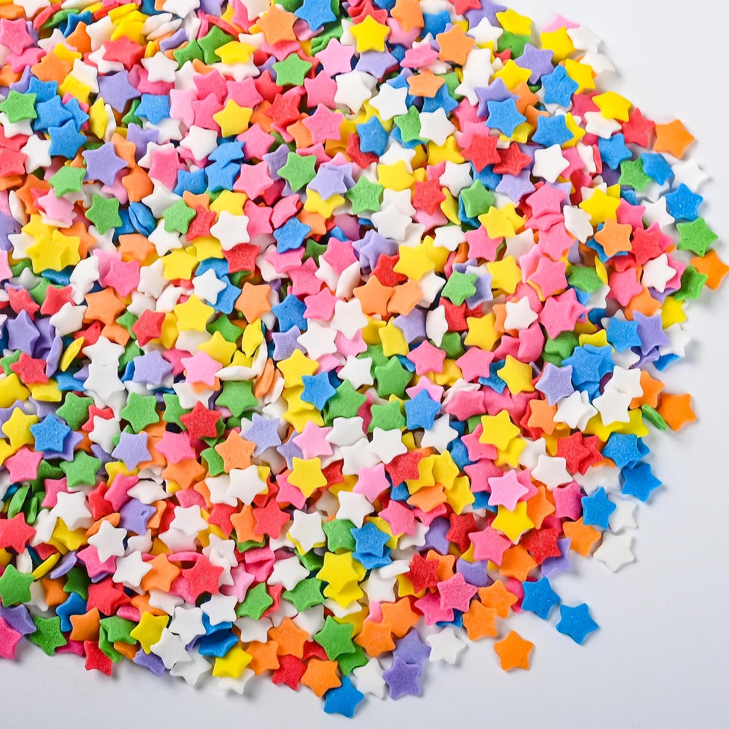 Bayep Star Sprinkles for Cake Decorating Rainbow Sprinkles for Ice Cream, Cookies, Baking, Cupcake Topper Colorful Sprinkles Perfect for Birthday Party Christmas Holiday Supplies 3.52 Ounce