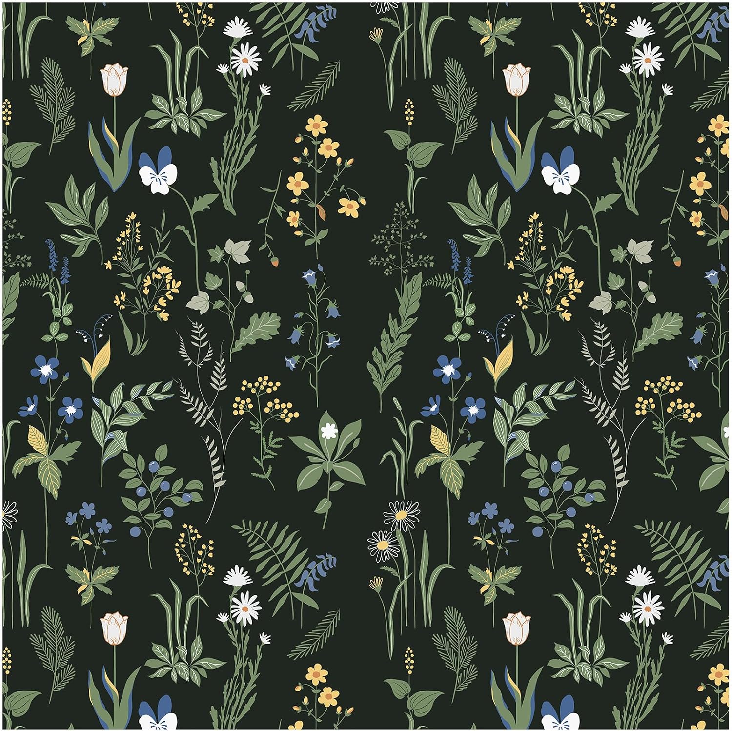 Removable Peel and Stick Wallpaper Boho 17.5 x 118 in Floral Wallpaper for Bedroom Bathroom Easy Peel Off Wallpaper Stick on Wallpaper Contact Paper Renter Friendly Wall Paper