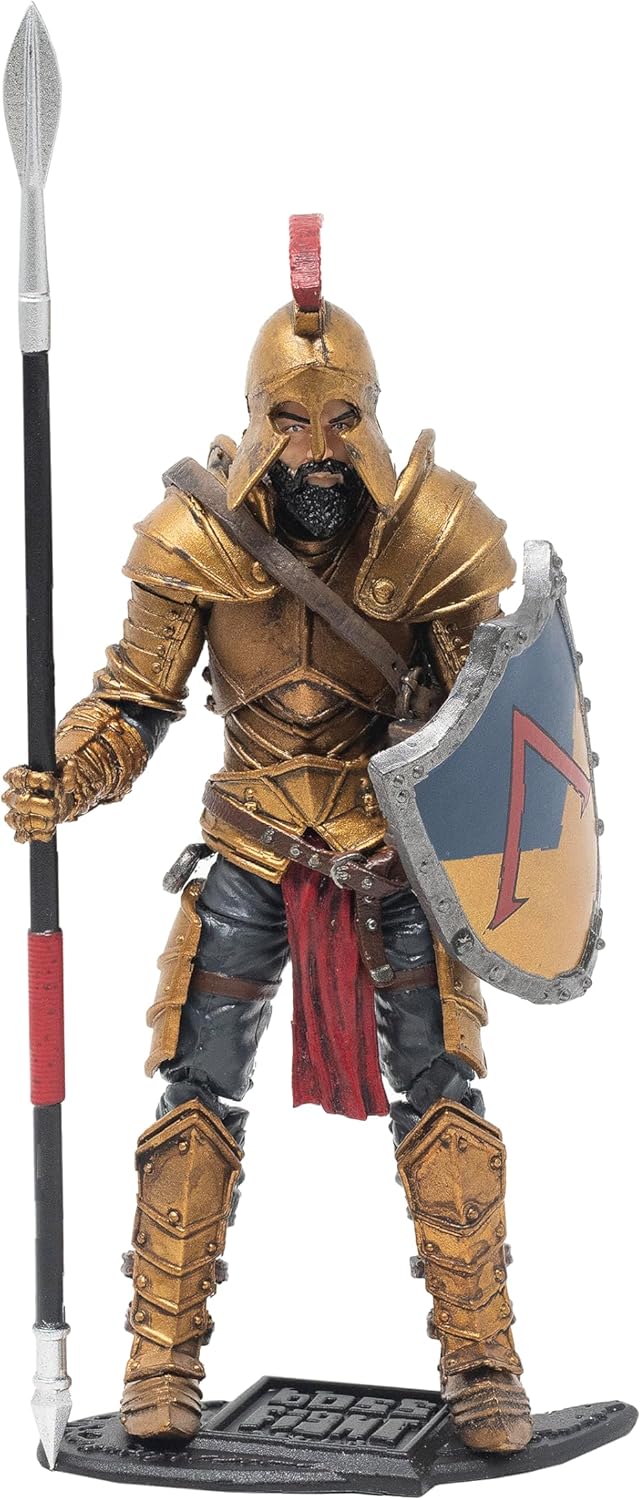 Boss Fight Studio Vitruvian H.A.C.K.S. Fantasy Series - Leonidas V3 Action Figure - Highly Articulated Collectible and Customizable Figurine with Interchangeable Parts and Accessories - 1:18 Scale