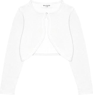 BOLEROSE Girls Long Sleeve Sparkle Cardigan Childrens Kids Bolero Shrug