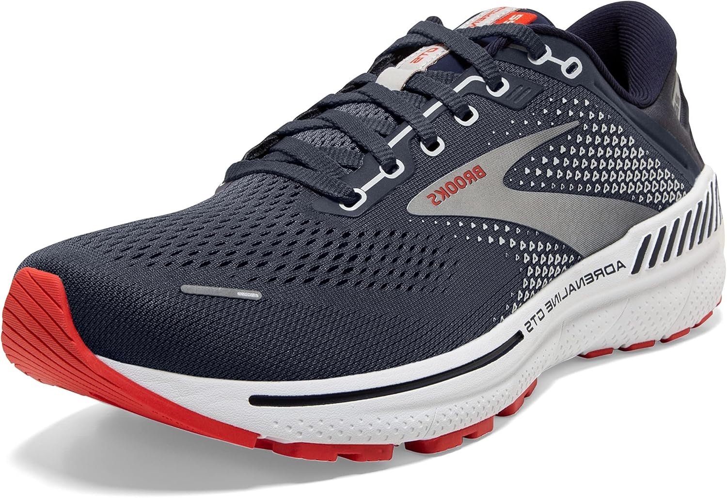 Brooks Adrenaline GTS 22 Men's Wide Running Shoes, Peacoat/India Ink