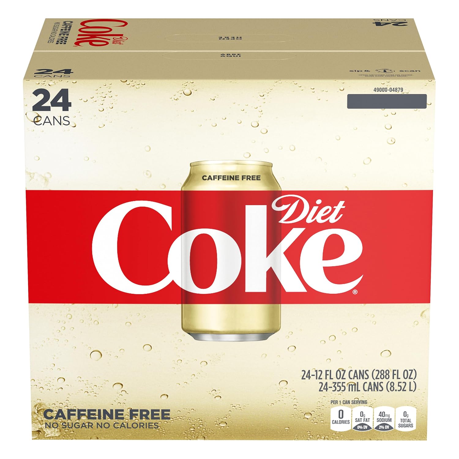Diet Coke, Caffeine-Free Cola, 12 Fl Oz, 24 Pack