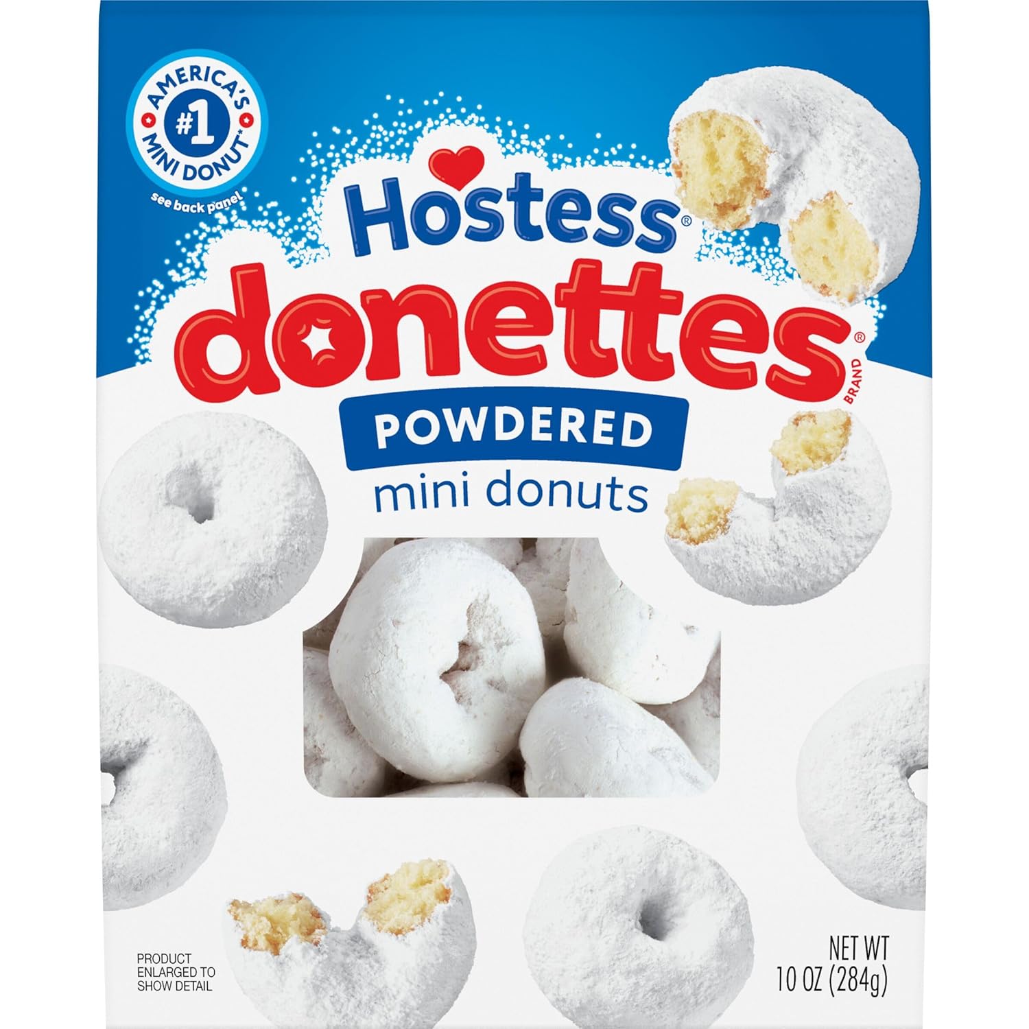 Hostess Donettes, Powdered Mini Donuts, 10 Oz. Bag