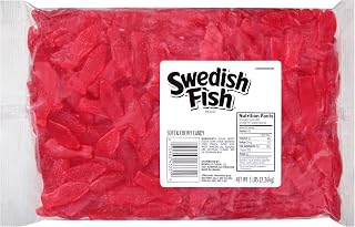 SWEDISH FISH Soft & Chewy Candy, Bulk Candy, 5 lb