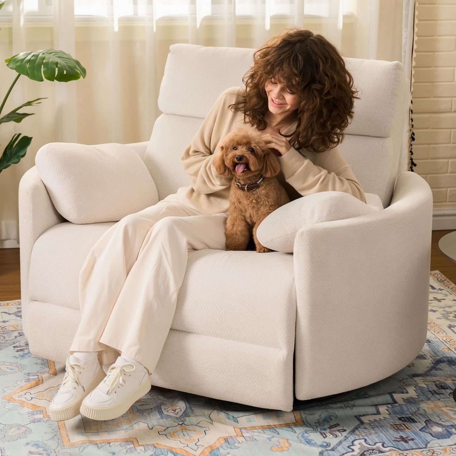 FLEXISPOT Mochi 54" Oversized Power Recliner for Big & Tall, 450 lbs
