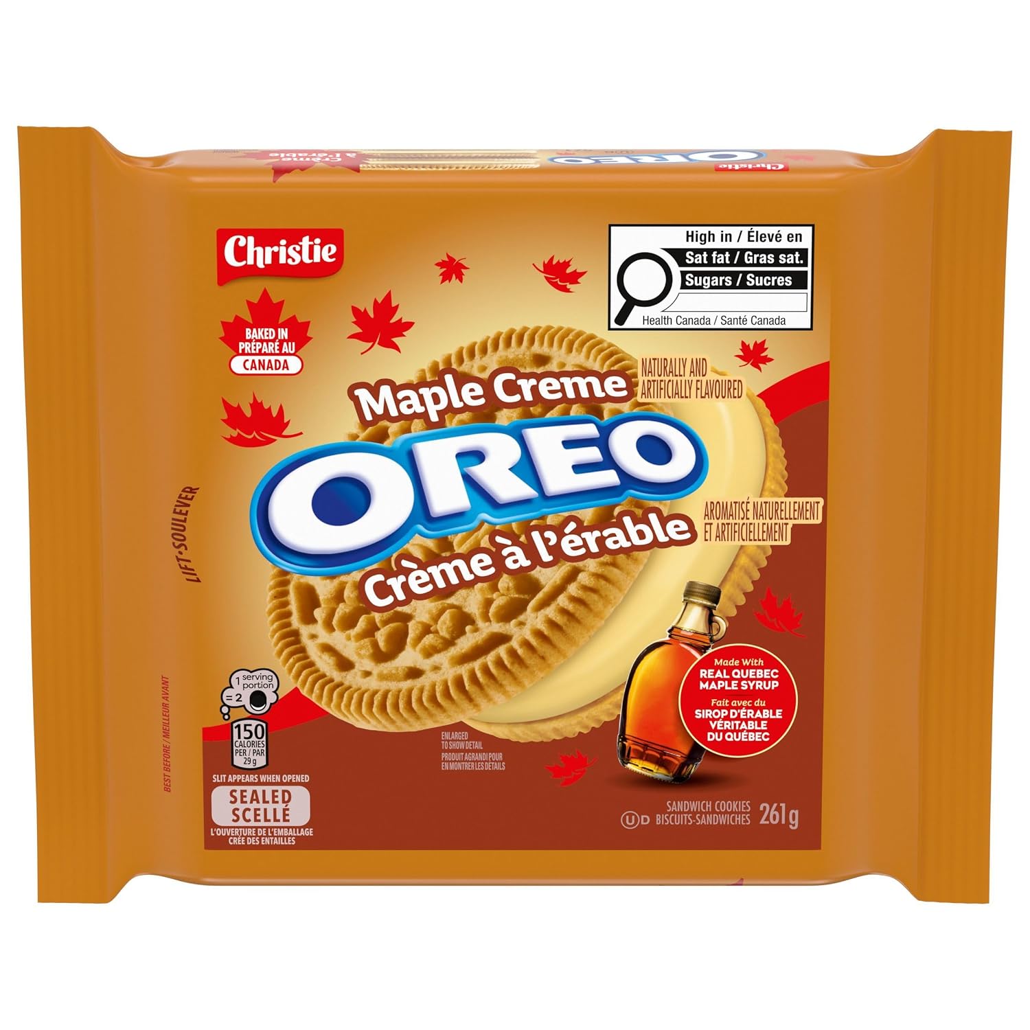 OREO MAPLE CREME 261 G