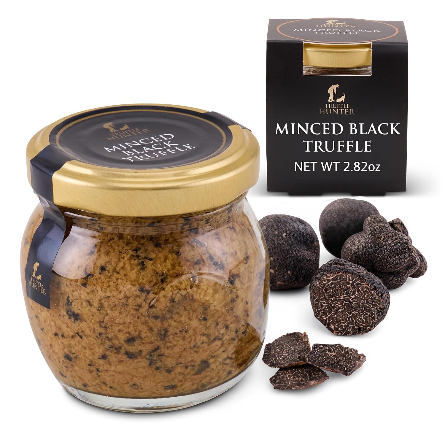TruffleHunter, Minced Black Truffle in Extra Virgin Olive Oil - 2.82 Oz