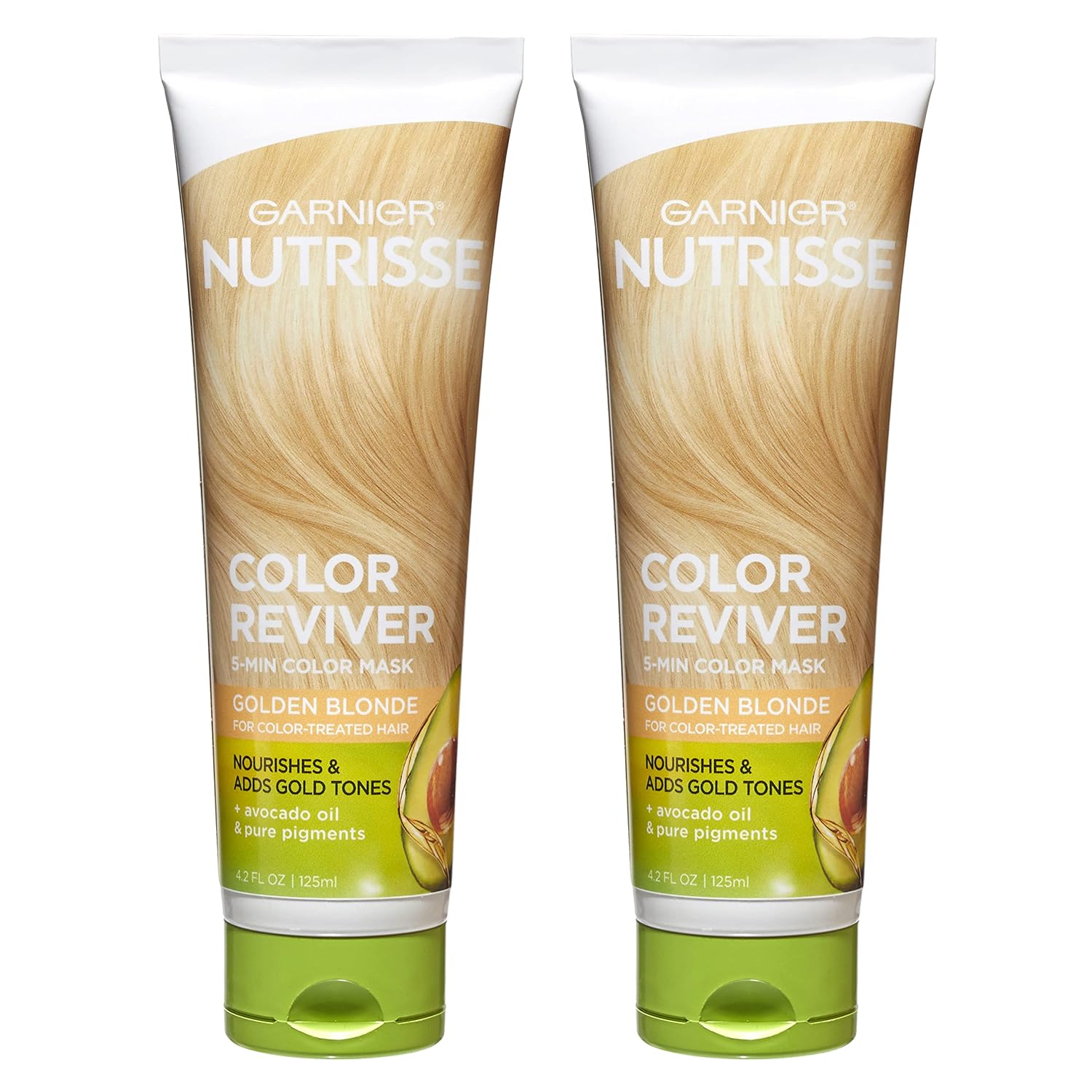 Garnier Hair Color Nutrisse Color Reviver, Golden Blonde for Color Treated Hair to Nourish & Adds Gold Tones, 8.4 Fl Oz, 2 Count (Packaging May Vary)